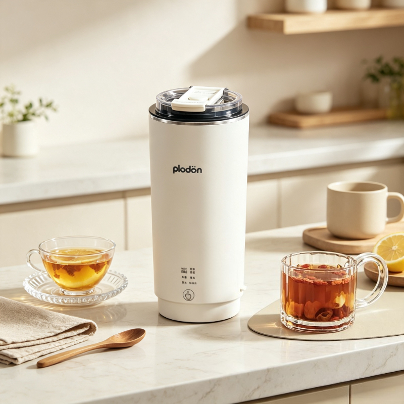 Soy Milk Maker - ポータブルミニステンレススチールブレンダーカップユニセックス、多機能豆乳メーカー、ベビーフード用、コンパクト軽量で耐久性あり