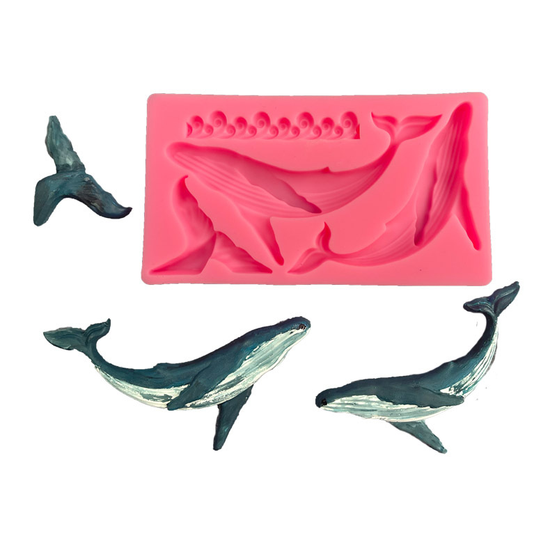 Kitchen Appliances Brand - シリコンクジラ型,日曜大工,オーシャンシリーズ,フォンダン,ケーキデコレーションツール,キッチンアクセサリー,ベーキング用品