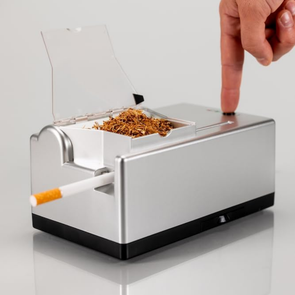 Roti Maker Automatic - オリジナルC97シガレットマシン、ローリングトレイ付き電動自動タバコフィラー、6.5mm/8mmタバコローラー巻き器