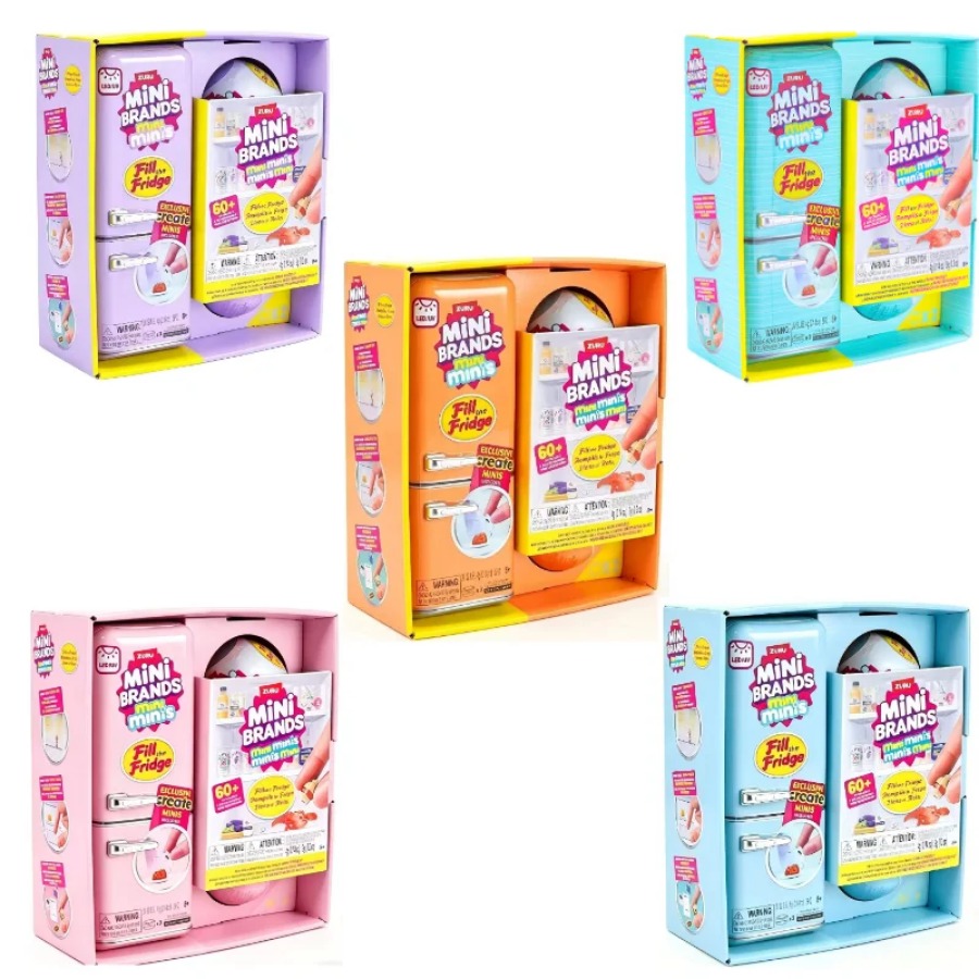 Kitchen Appliances Brand - ZURU 5サプライズミニフリッジボールシリーズ ブラインドボックストイコレクション ミステリアスミニブランド入り フリッジフードボール サプライズボックストイズ