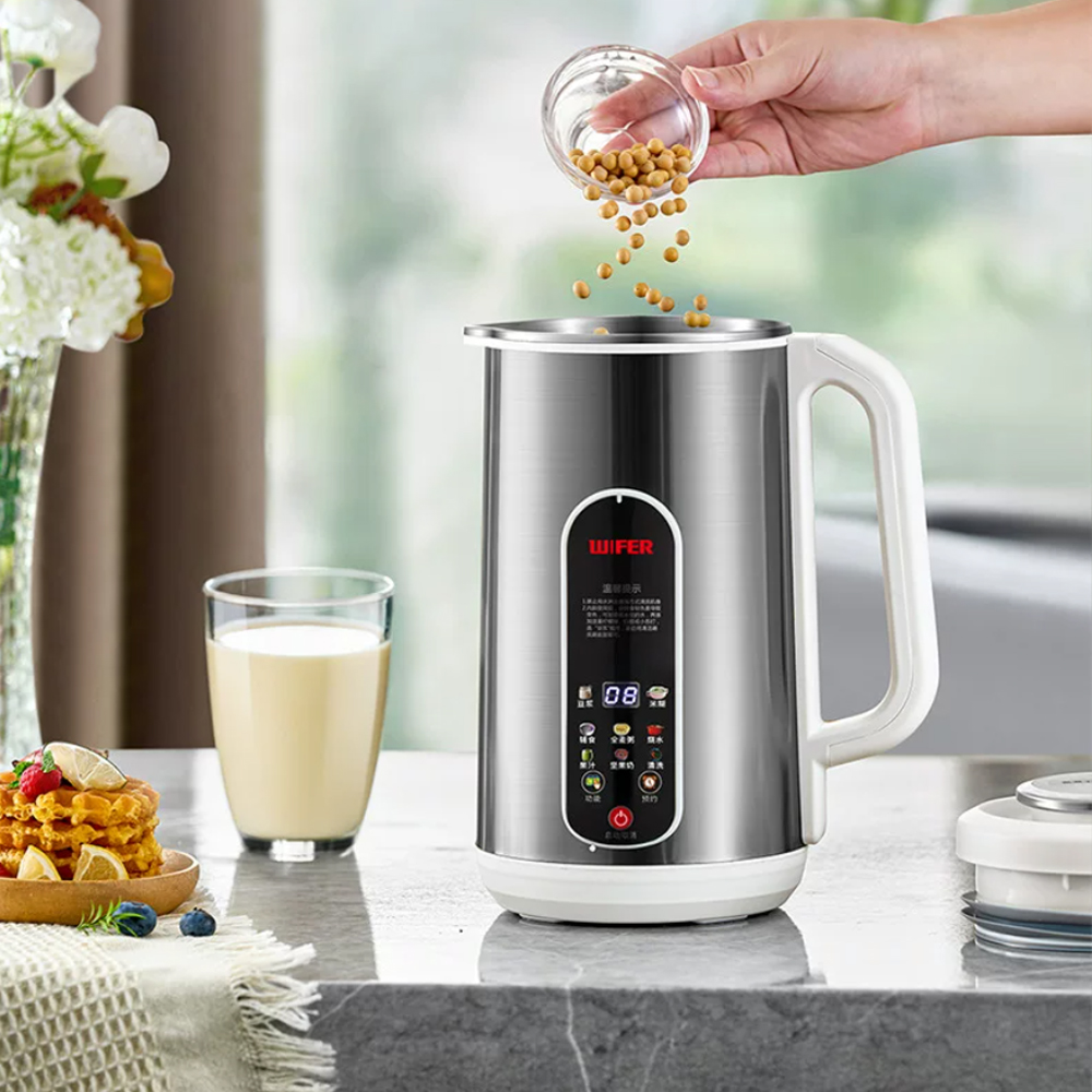 1.2Lステンレス製多機能豆乳メーカー、水浸し不要のブレンダ - Soy Milk Maker のレビューと価格