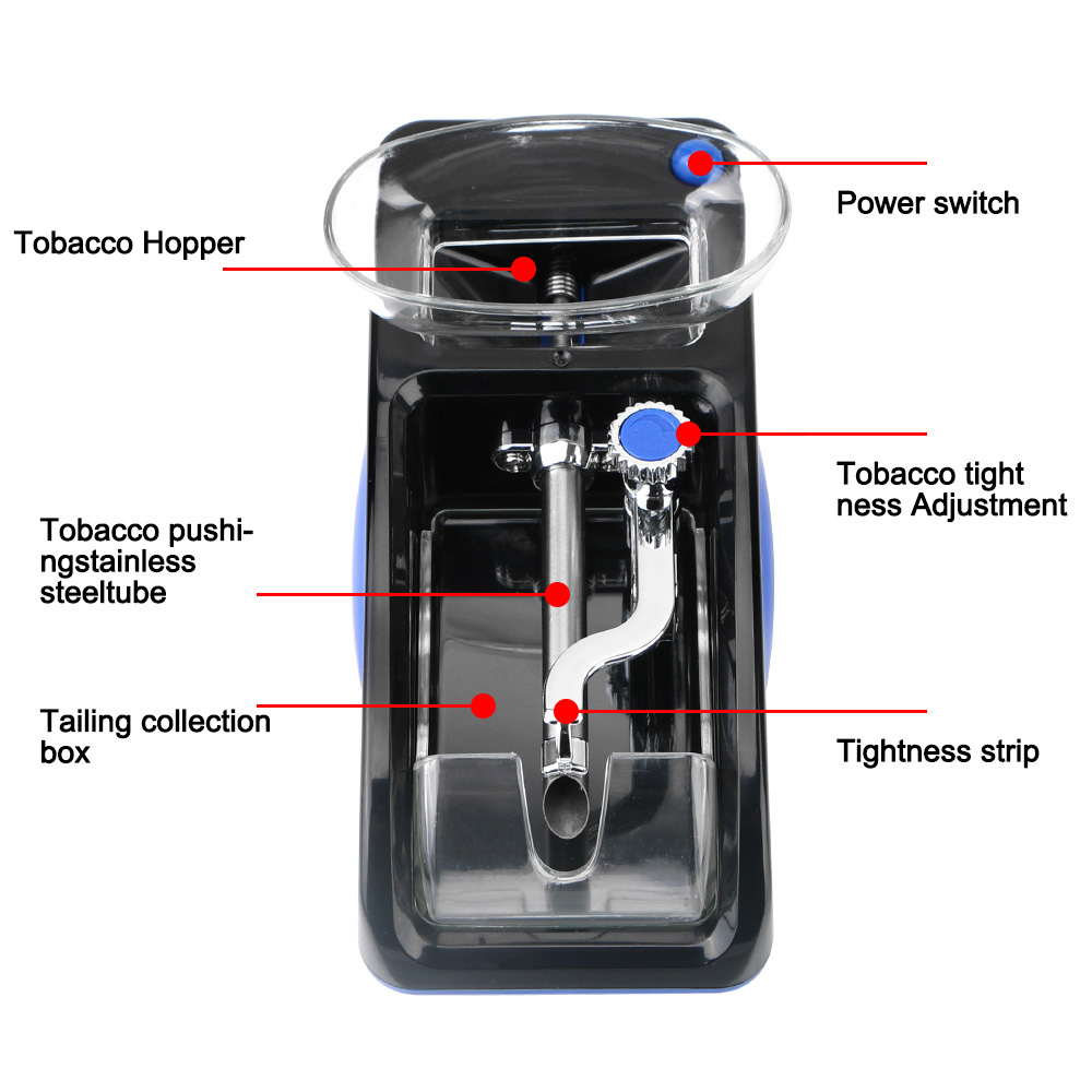 電気自動 DIY 喫煙アクセサリータバコローリングマシン喫煙 - Roti Maker Automatic のレビューと価格