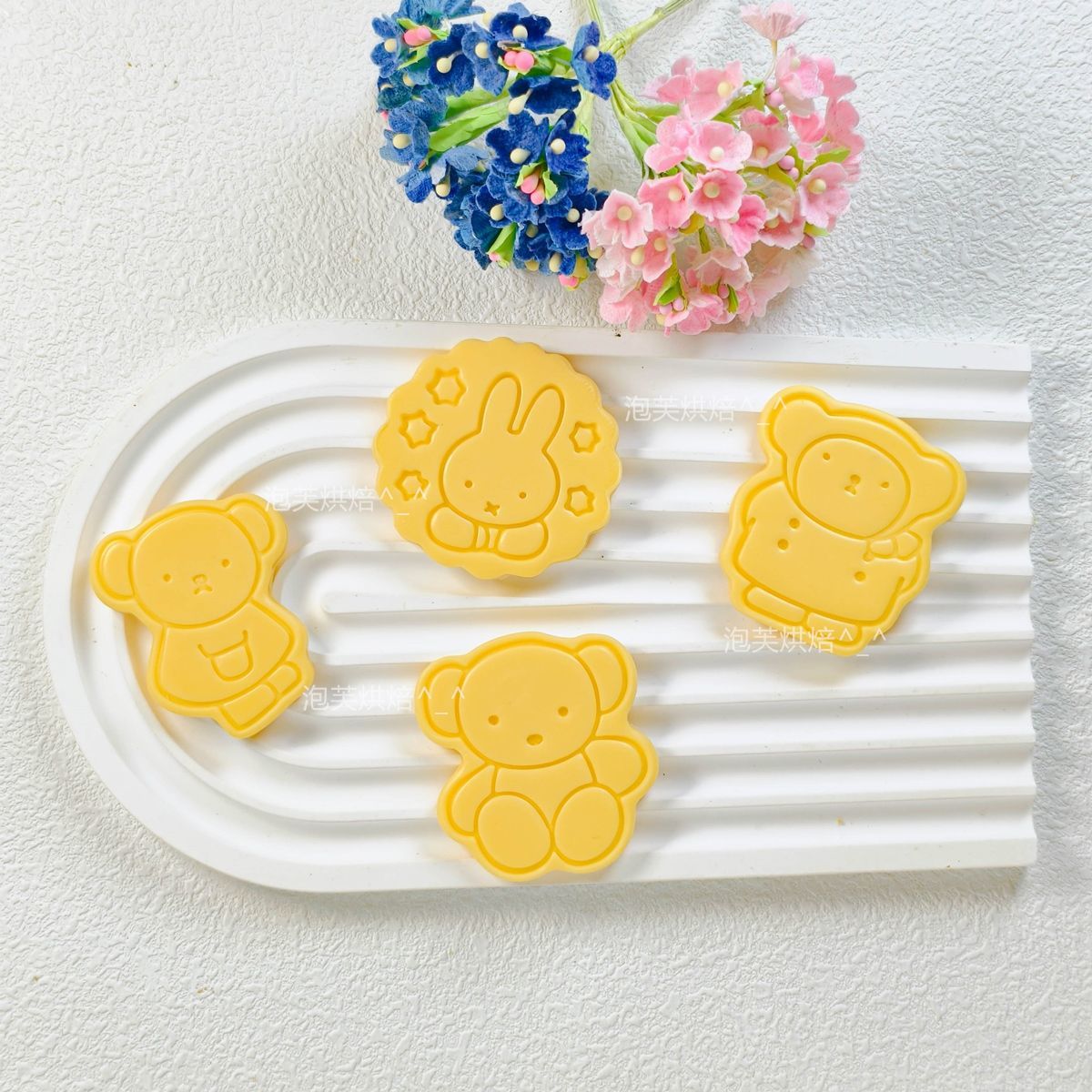 かわいい 3D プレスクッキー型 ミッフィー柄付き 再利用可 - Kitchen Appliances Brand のレビューと価格