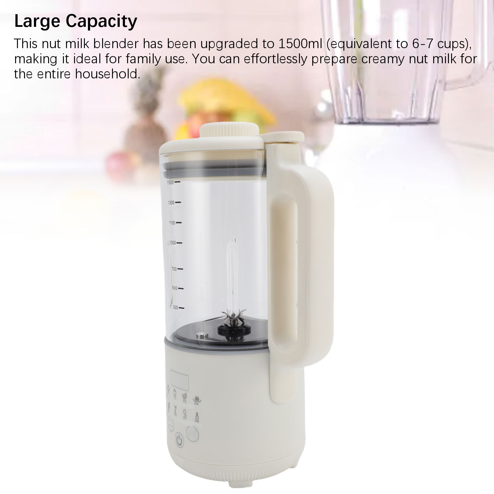自動ナッツミルクメーカーブレンダー 1500 ミリリットル  - Soy Milk Maker のレビューと価格