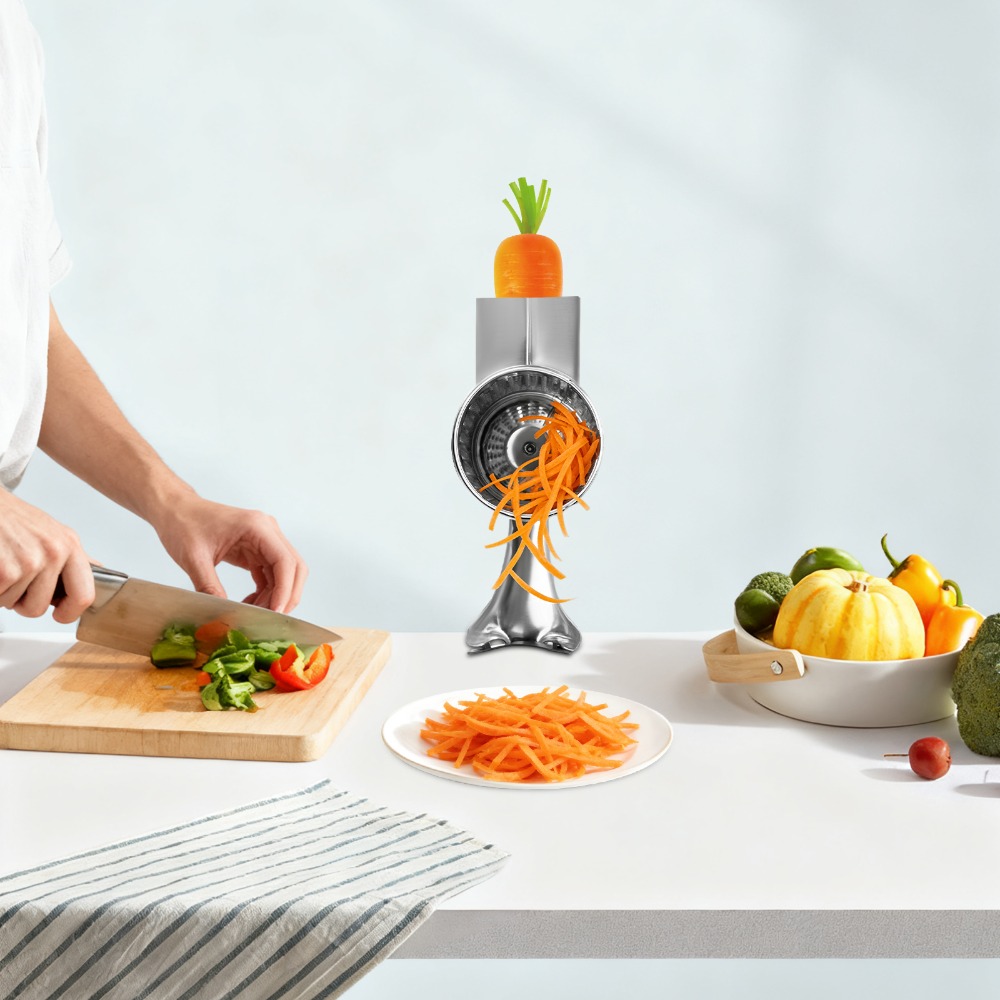 ベジチョッパー ステンレス製ドラムカッター、5種類の交換可能 - Kitchenaid Mixer Hand Mixer のレビューと価格