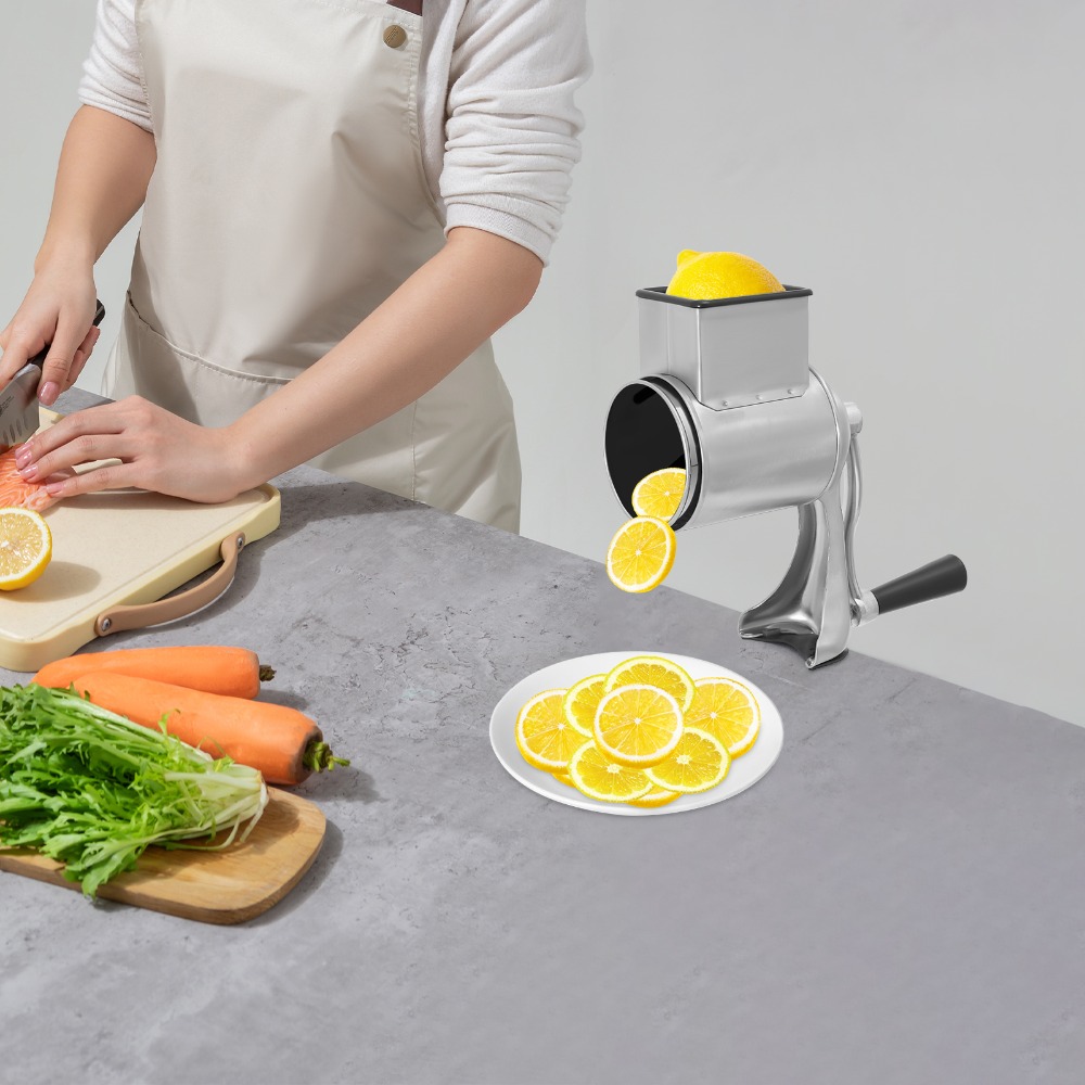 ベジチョッパー ステンレス製ドラムカッター、5種類の交換可能 - Kitchenaid Mixer Hand Mixer のレビューと価格