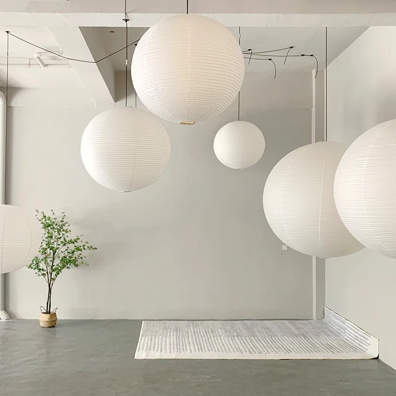和風LEDペンダントライト,ランプシェード,リビングルーム, - Kitchen Appliances In White のレビューと価格