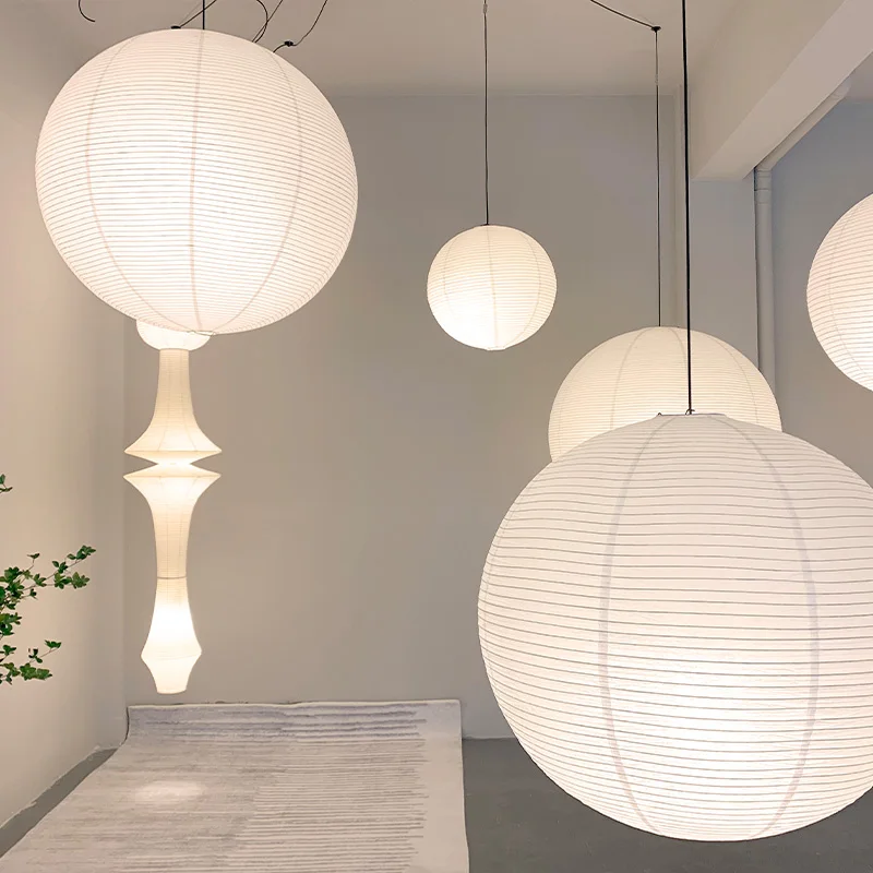 和風LEDペンダントライト,ランプシェード,リビングルーム, - Kitchen Appliances In White のレビューと価格